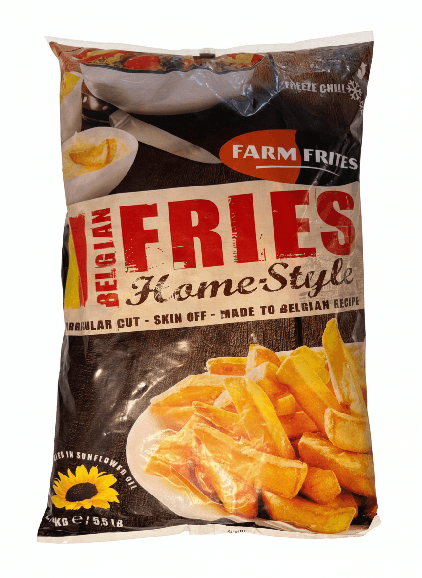 Frytki belgijskie Home Style Farm Frites 2,5 kg – produkt mrożony