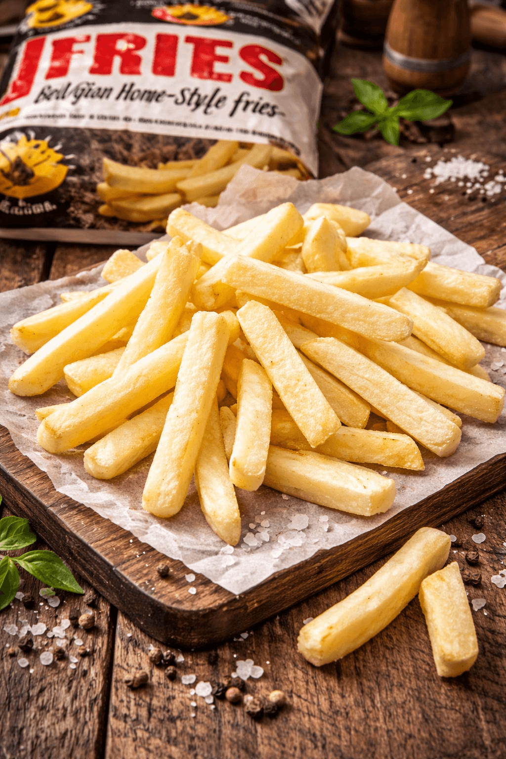 Frytki belgijskie Home Style Farm Frites po przygotowaniu – grubo krojone frytki premium